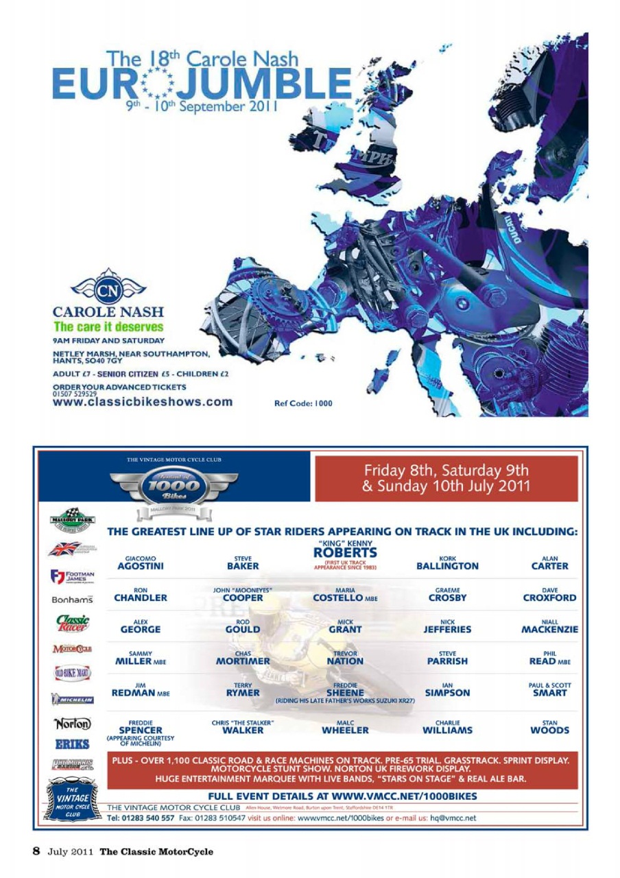 The Classic MotorCycle Preview Pages