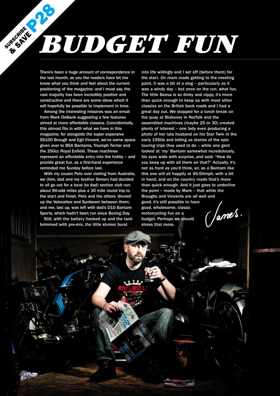 The Classic MotorCycle Preview Pages