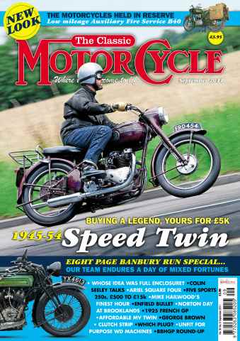 The Classic MotorCycle issue September 2011