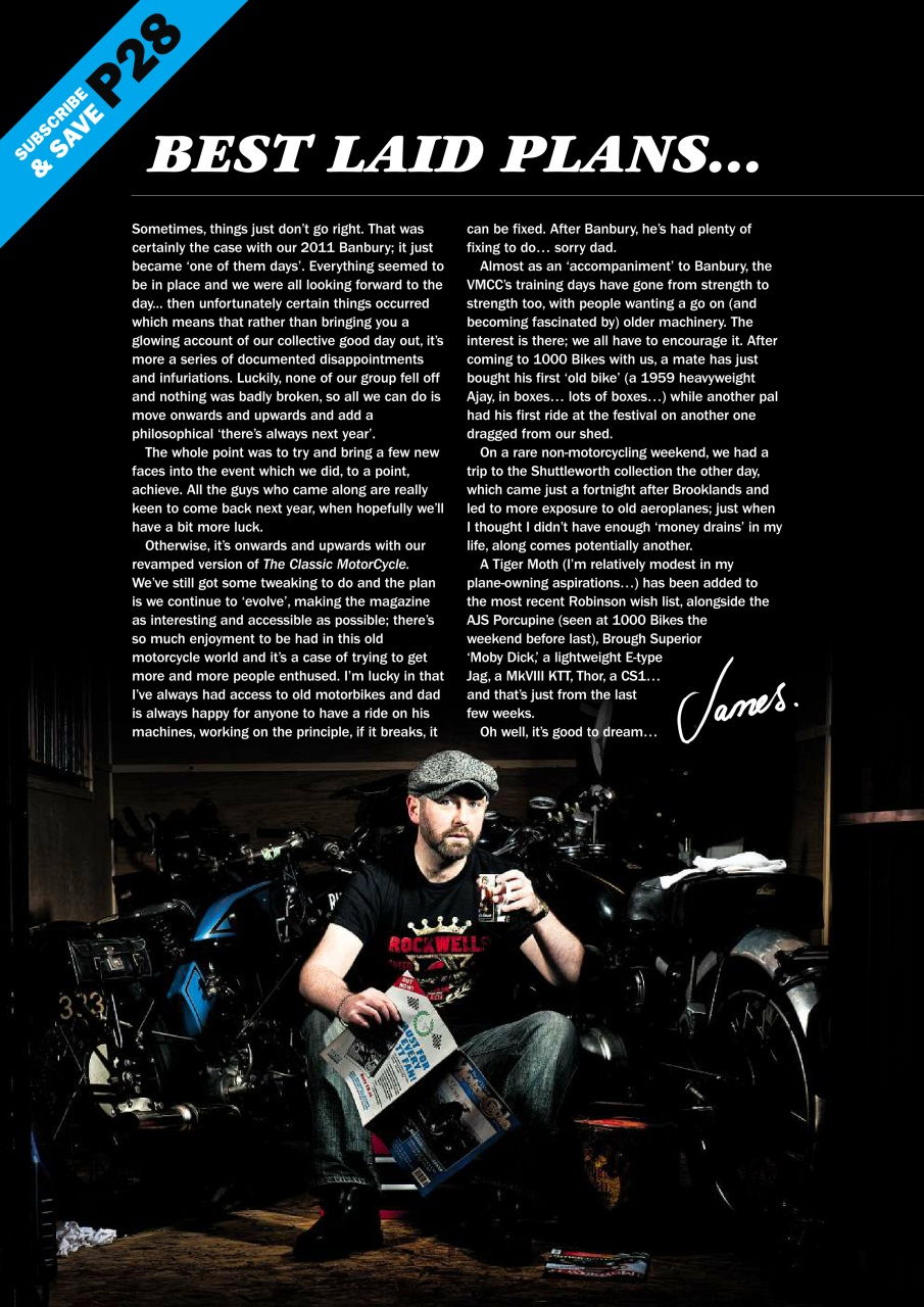 The Classic MotorCycle Preview Pages