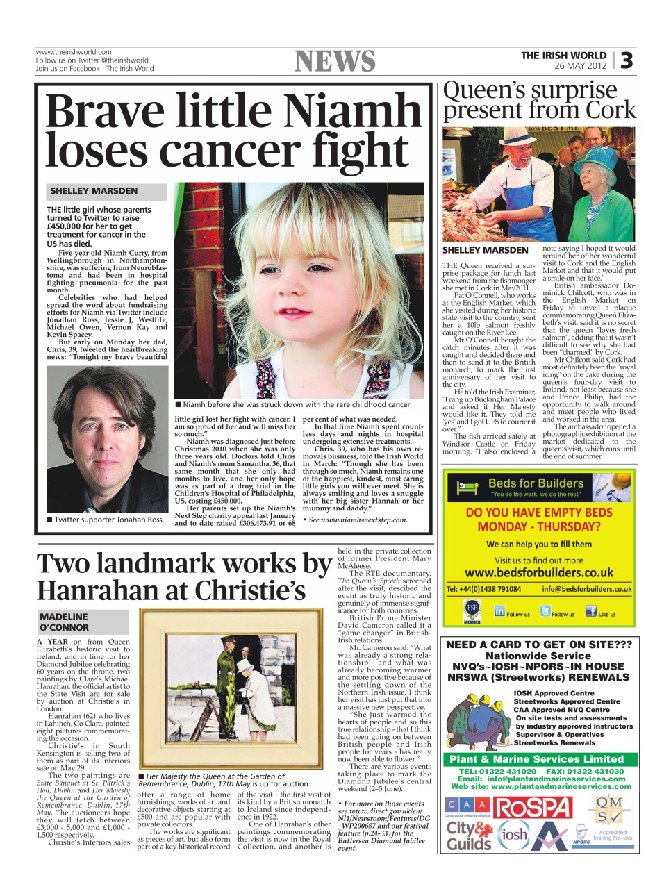 Irish World Preview Pages