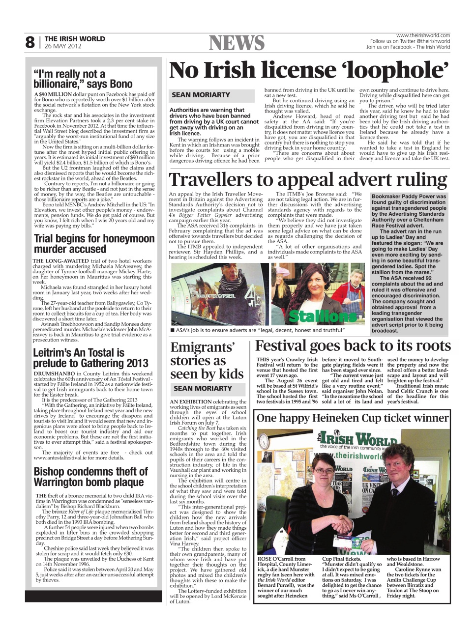 Irish World Preview Pages