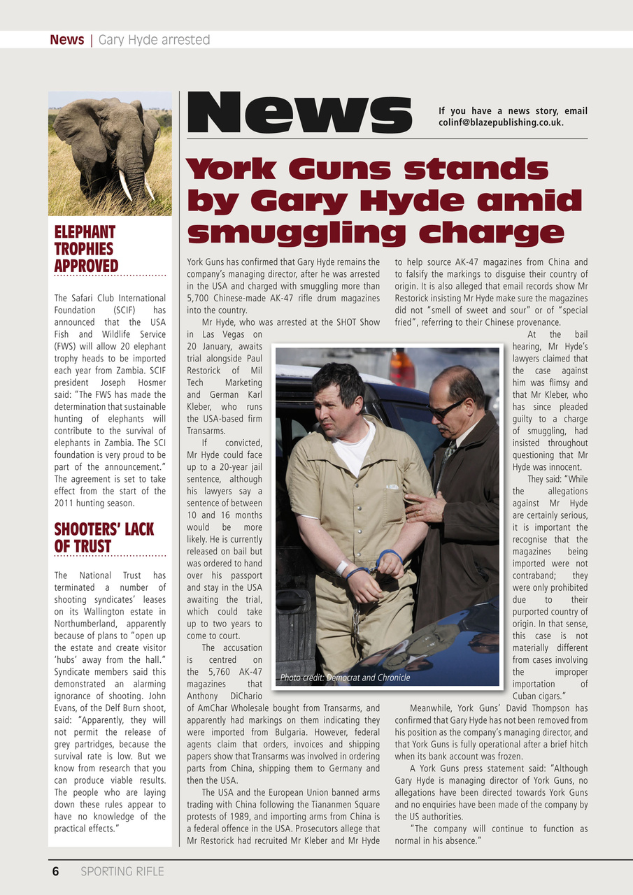 Sporting Rifle Preview Pages