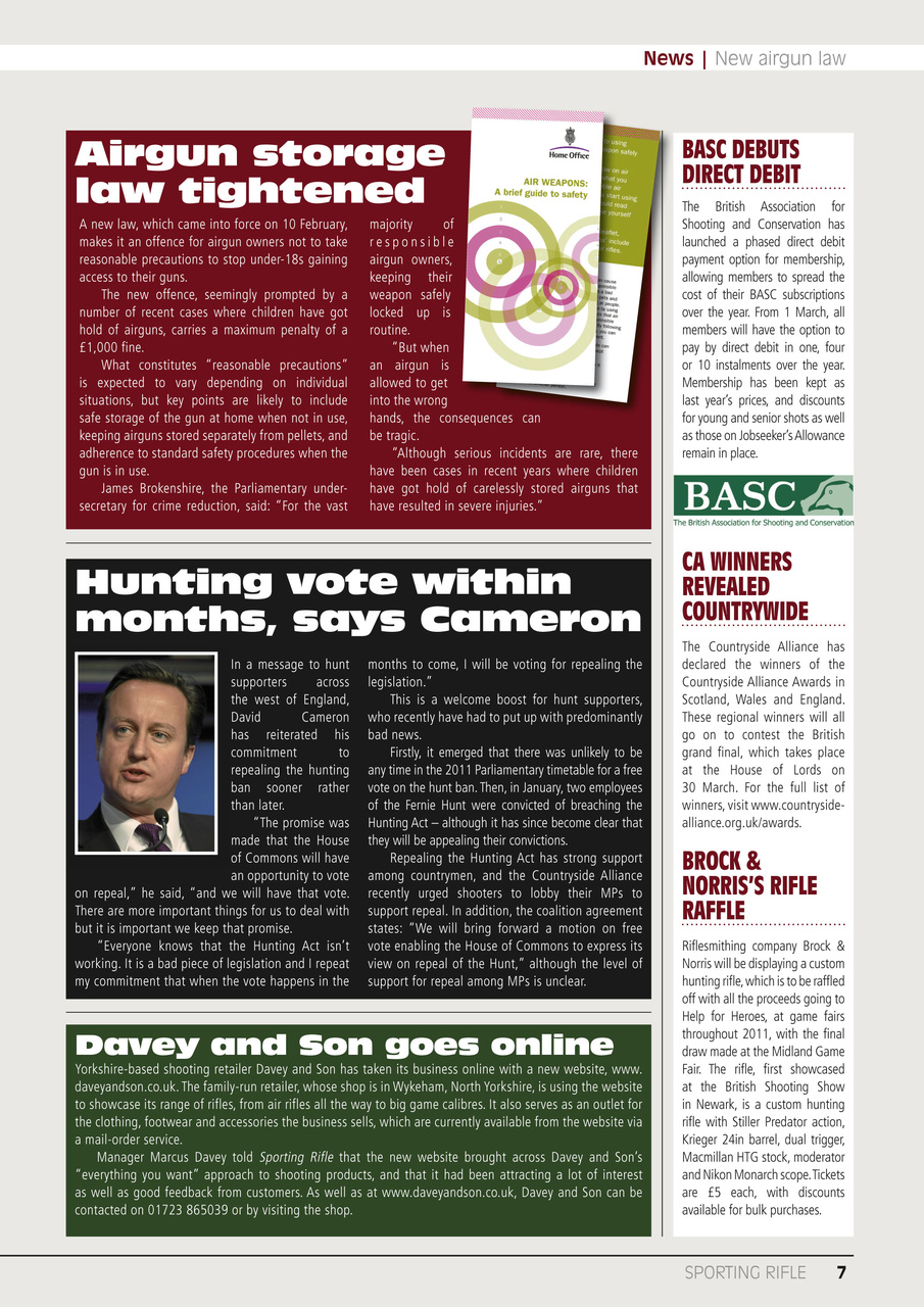 Sporting Rifle Preview Pages