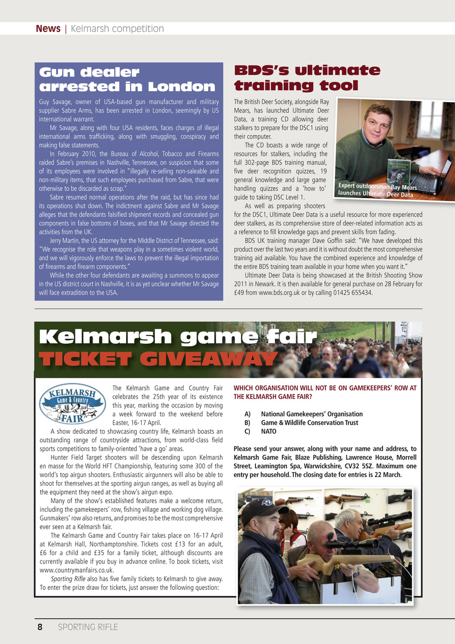 Sporting Rifle Preview Pages
