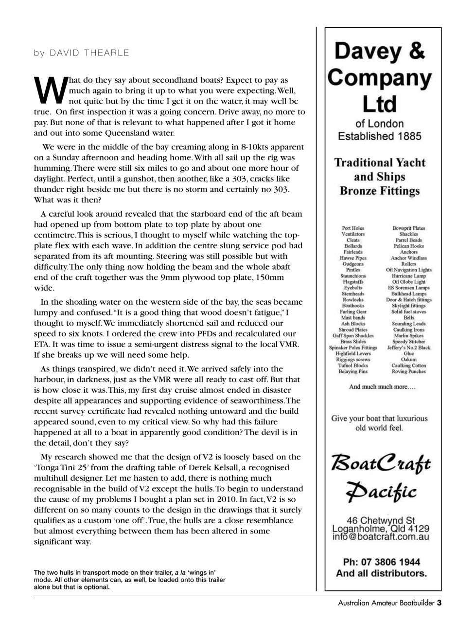 Australian Amateur Boat Builder Preview Pages