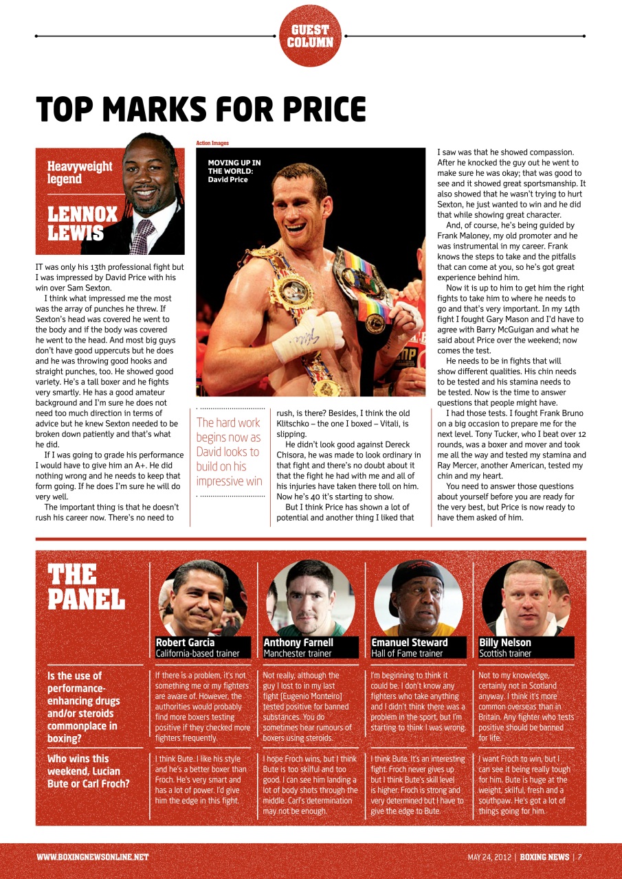 Boxing News Preview Pages