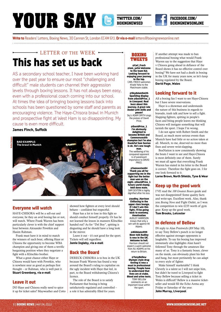 Boxing News Preview Pages