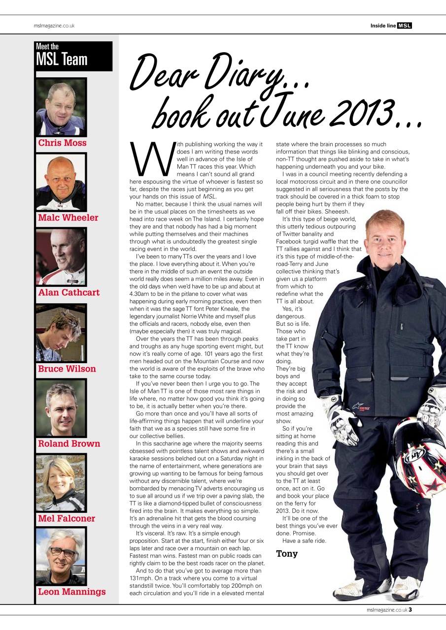 Motorcycle Sport & Leisure Preview Pages