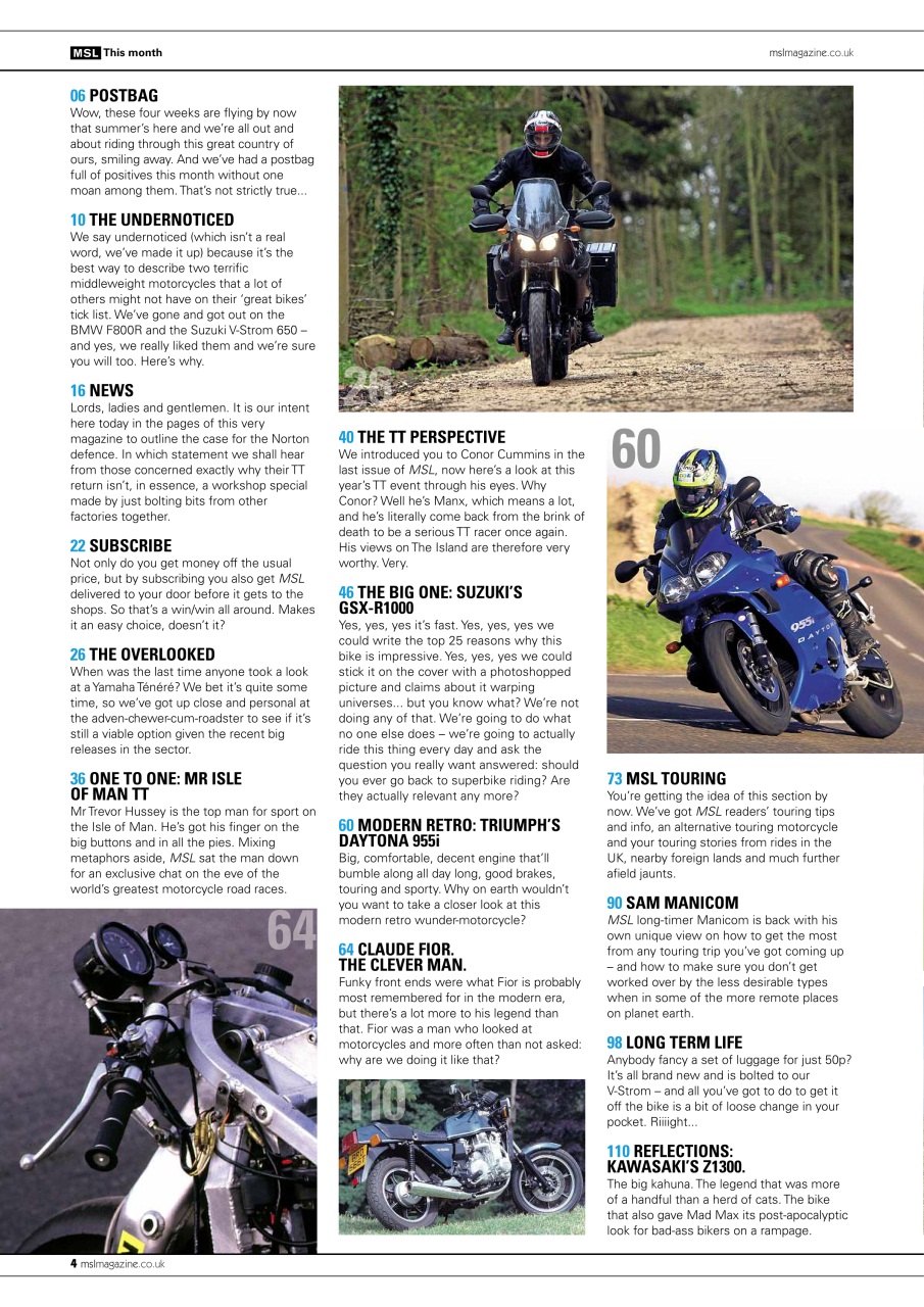 Motorcycle Sport & Leisure Preview Pages