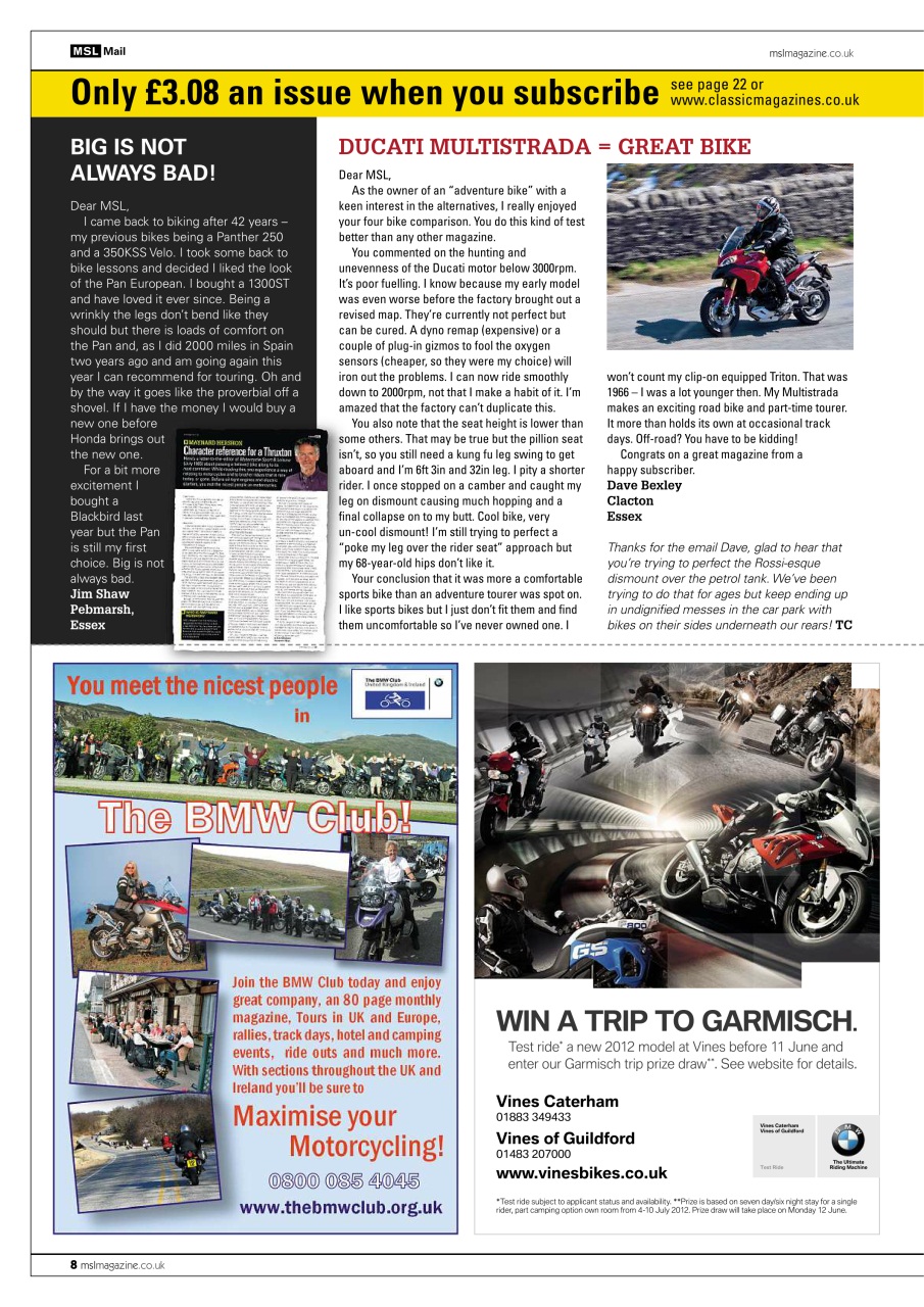 Motorcycle Sport & Leisure Preview Pages