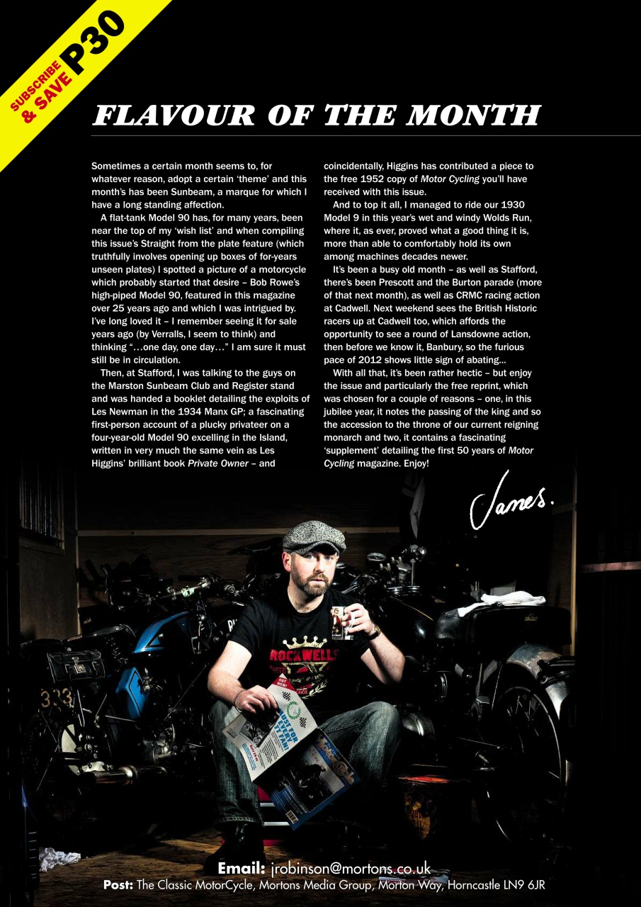 The Classic MotorCycle Preview Pages