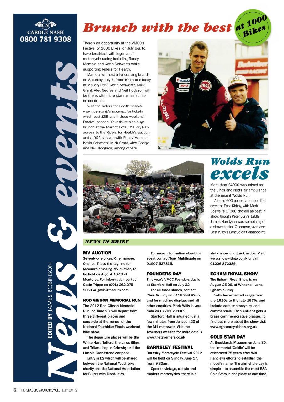 The Classic MotorCycle Preview Pages