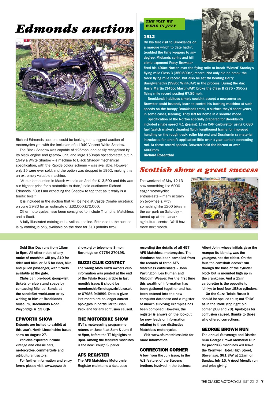The Classic MotorCycle Preview Pages