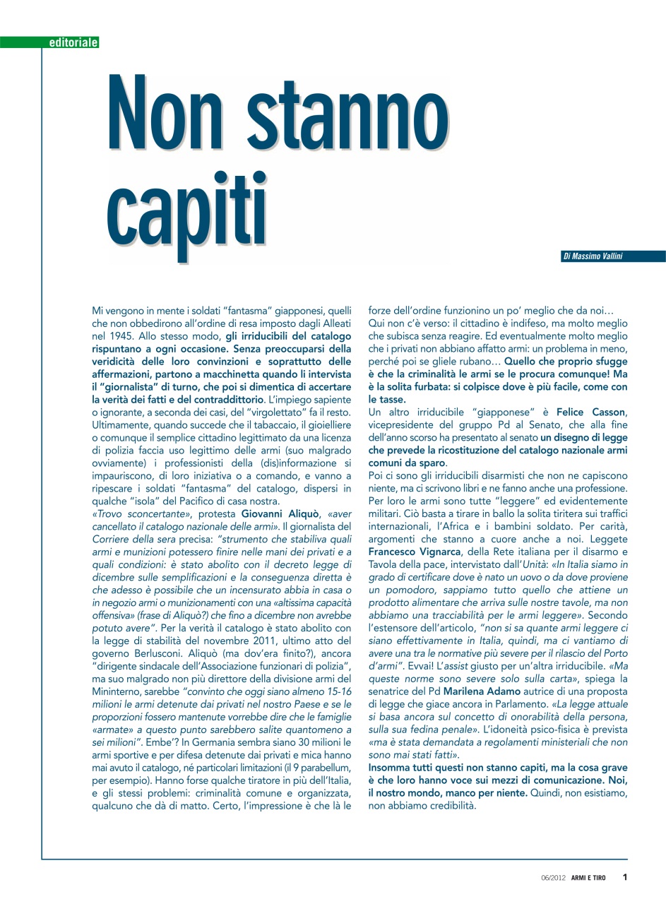 Armi E Tiro Preview Pages