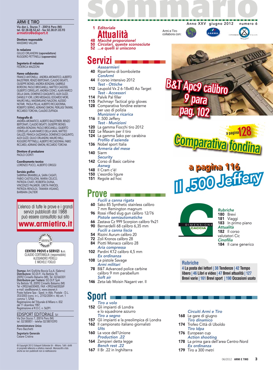Armi E Tiro Preview Pages