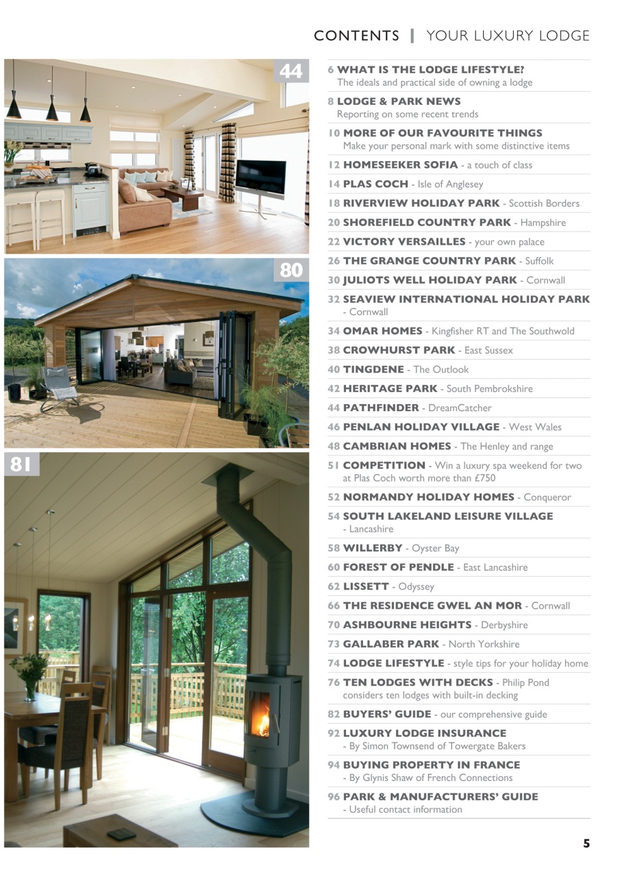 Your Luxury Lodge Preview Pages