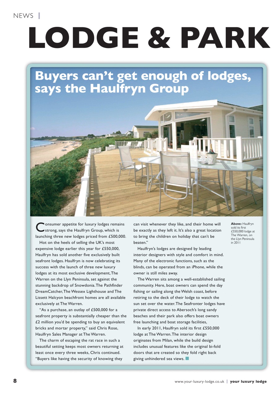 Your Luxury Lodge Preview Pages