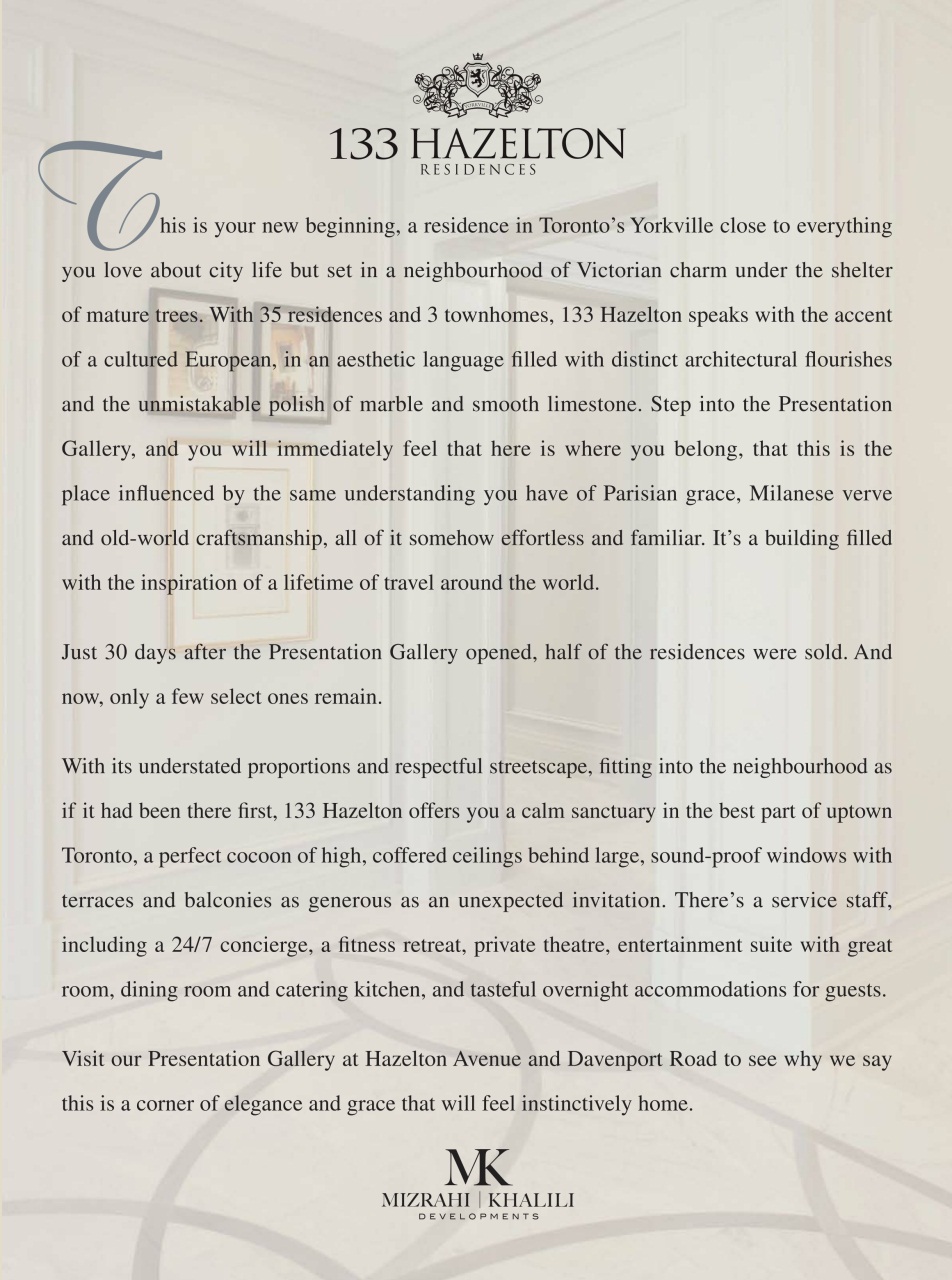 Toronto Life Preview Pages