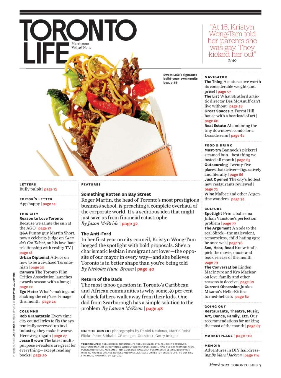 Toronto Life Preview Pages