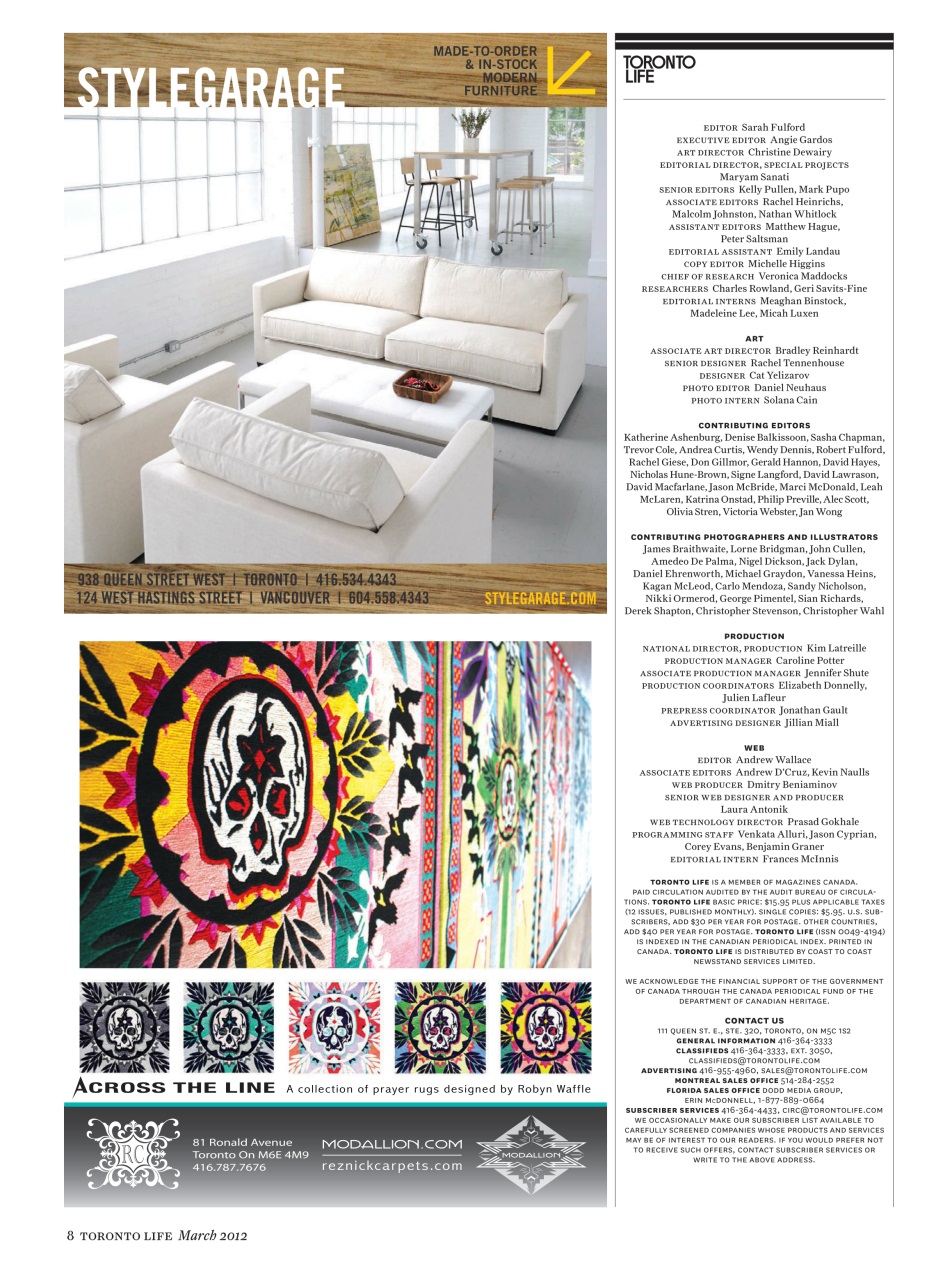 Toronto Life Preview Pages