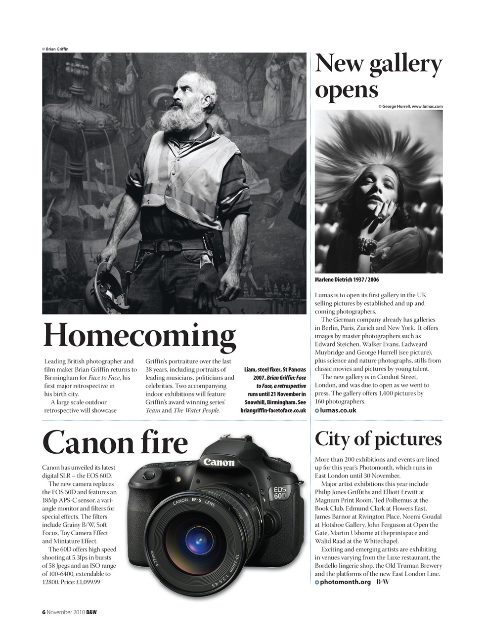 Black+White Photography Preview Pages