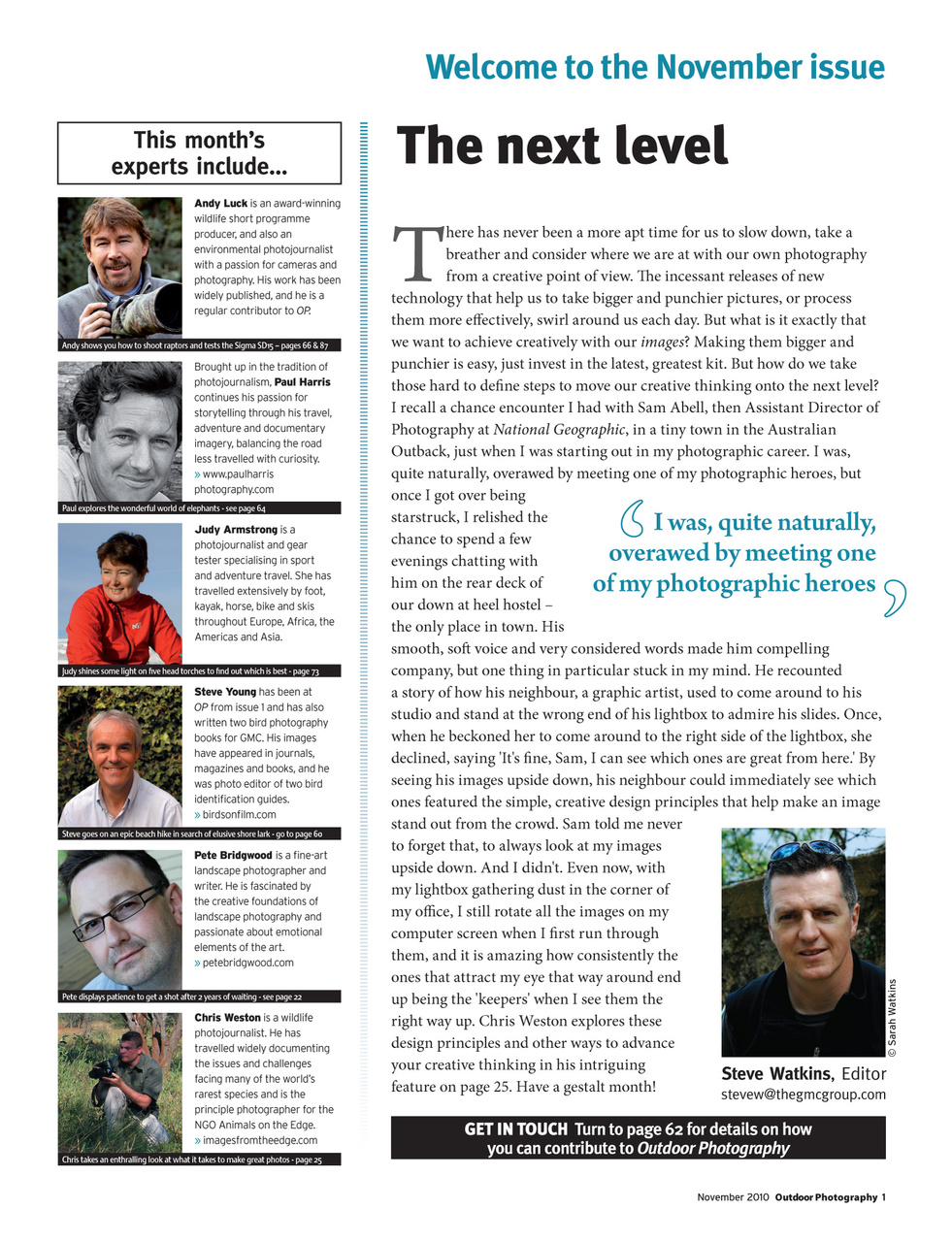 Outdoor Photography Preview Pages