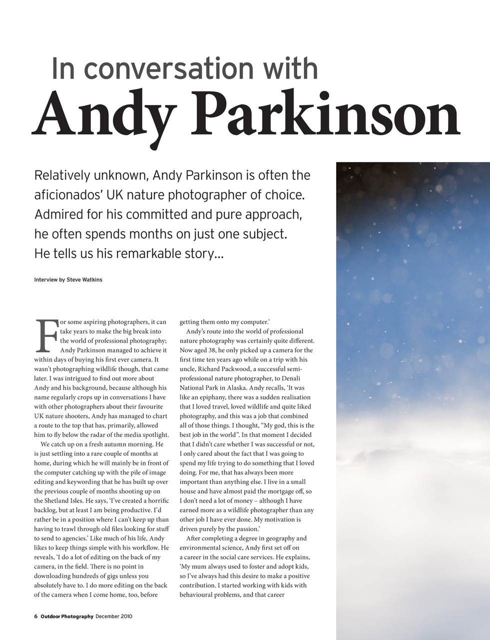 Outdoor Photography Preview Pages