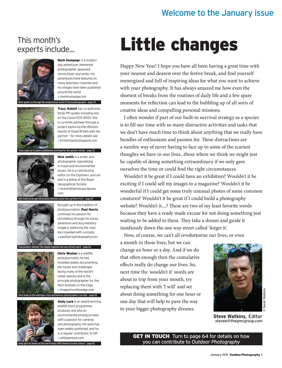 Outdoor Photography Preview Pages