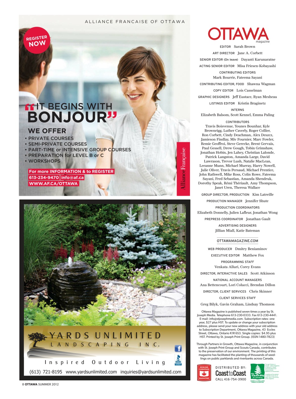 Ottawa Magazine Preview Pages