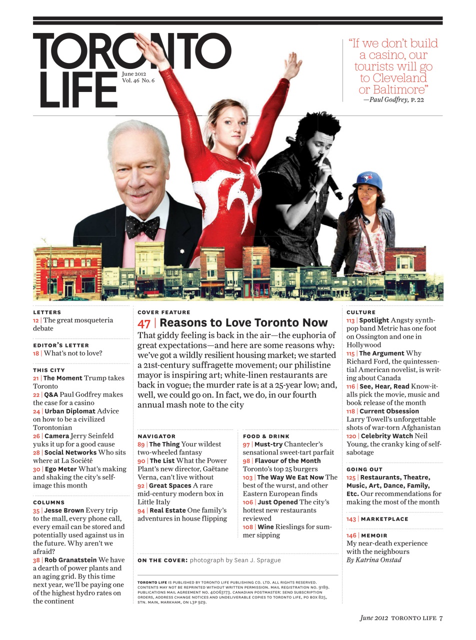 Toronto Life Preview Pages