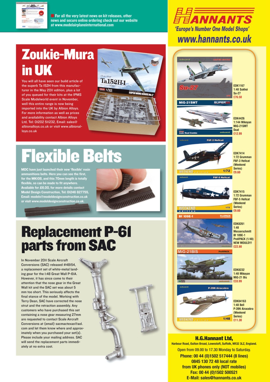 Model Airplane International Preview Pages