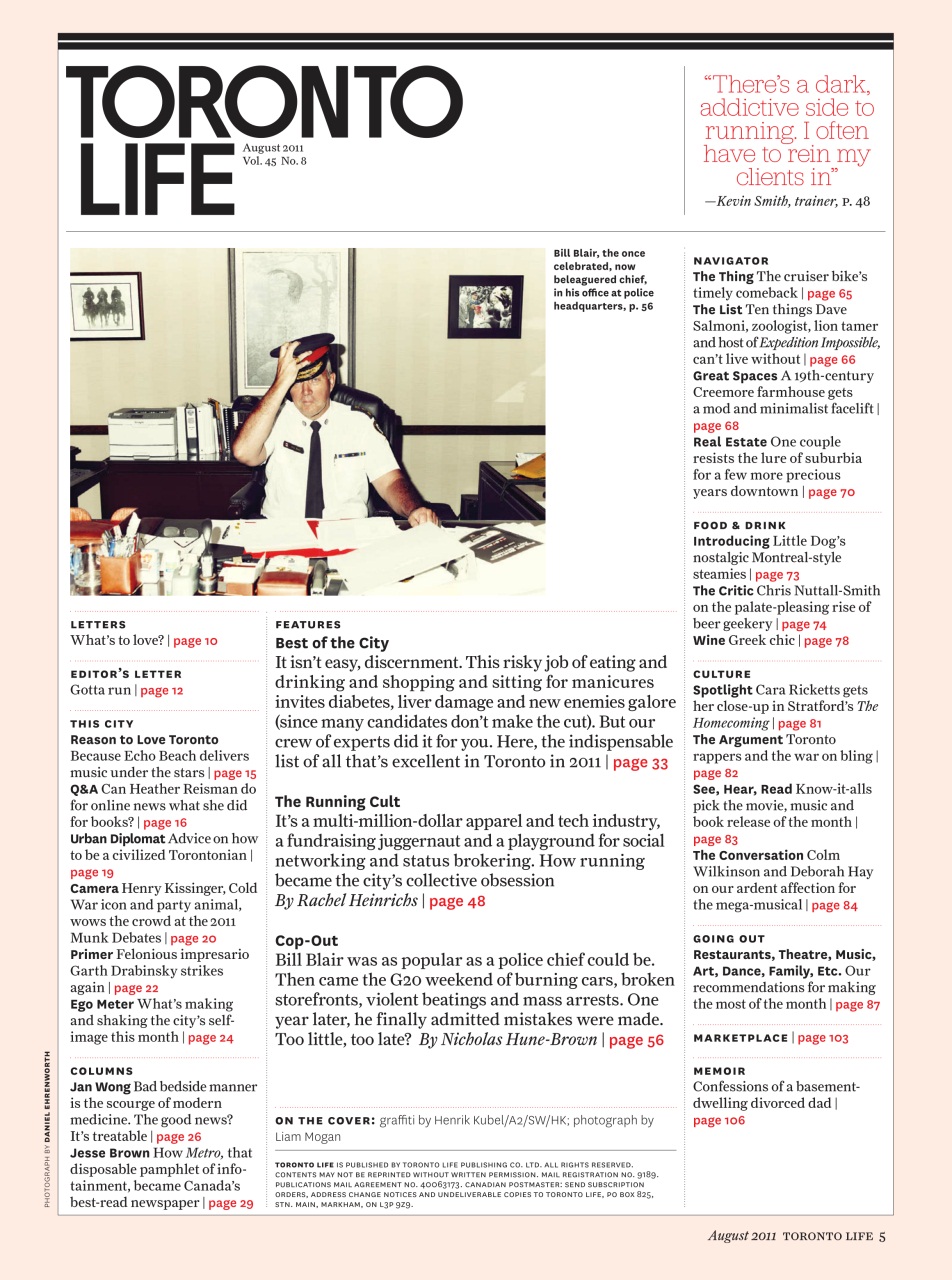 Toronto Life Preview Pages
