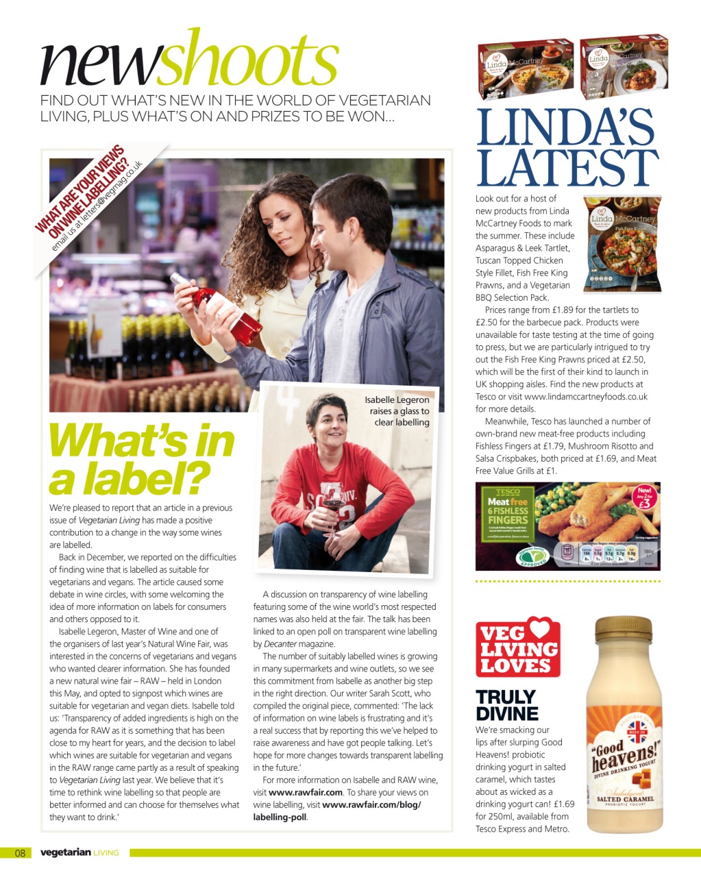 Vegetarian Living Preview Pages