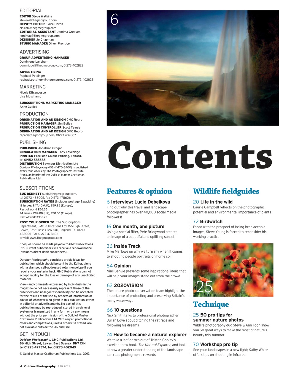 Outdoor Photography Preview Pages