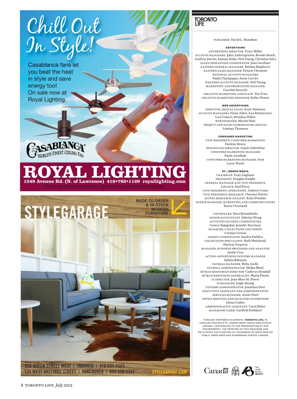 Toronto Life Preview Pages