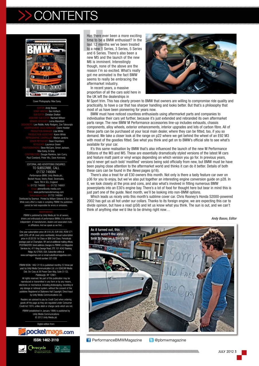 Performance BMW Preview Pages