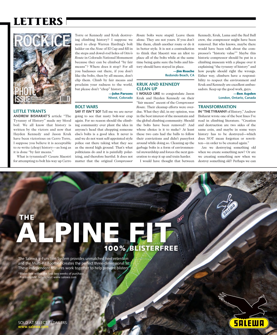 Rock and Ice Preview Pages