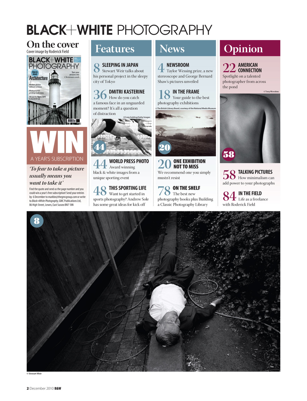 Black+White Photography Preview Pages