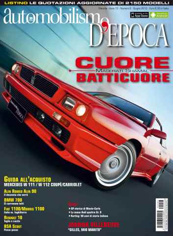 Automobilismo d'Epoca issue Automobilismo d'Epoca 6-2012
