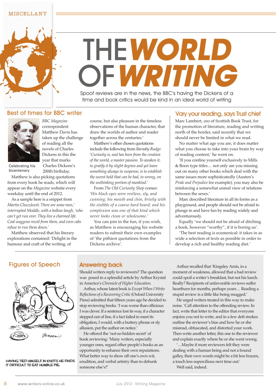 Writing Magazine Preview Pages