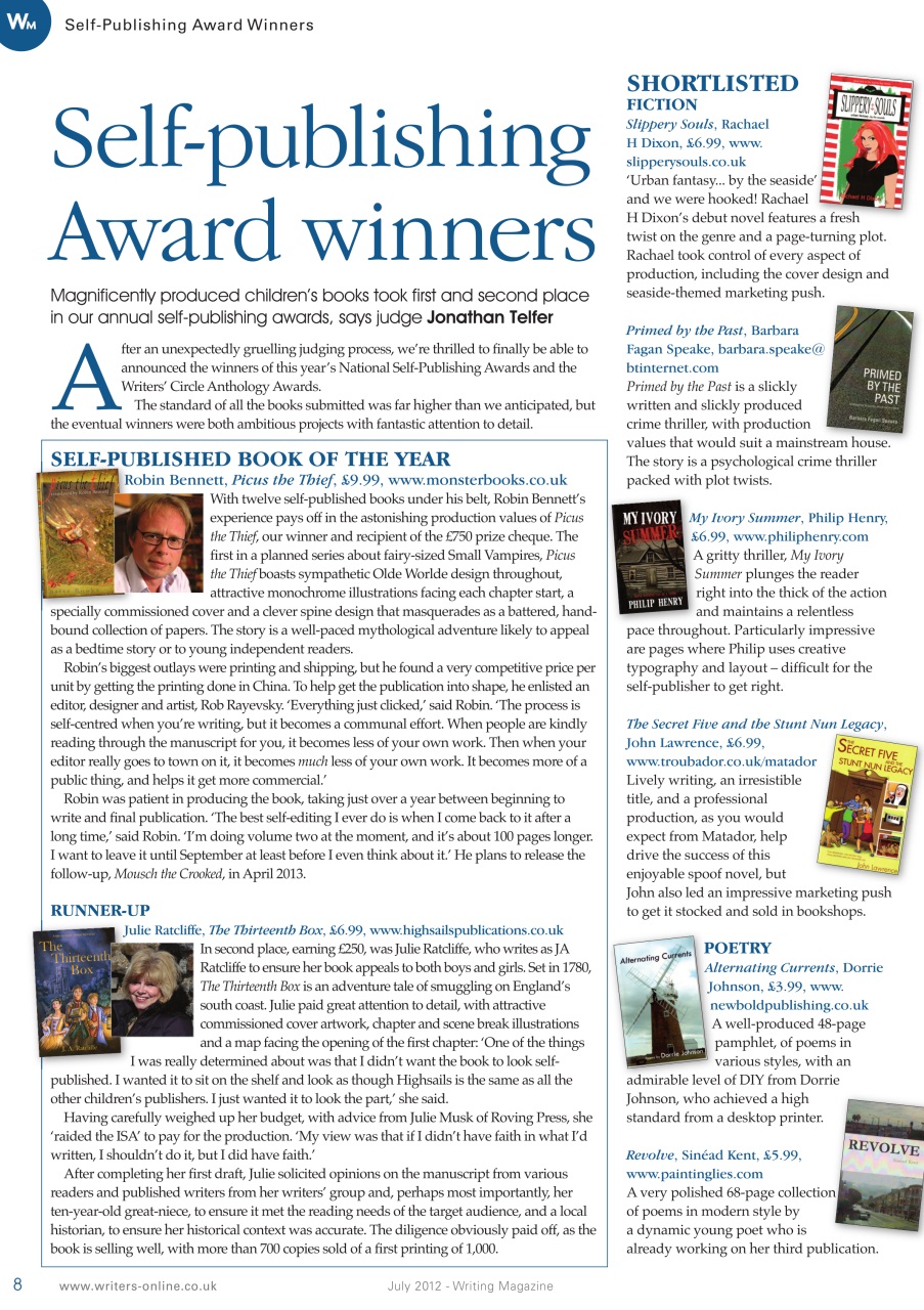 Writing Magazine Preview Pages