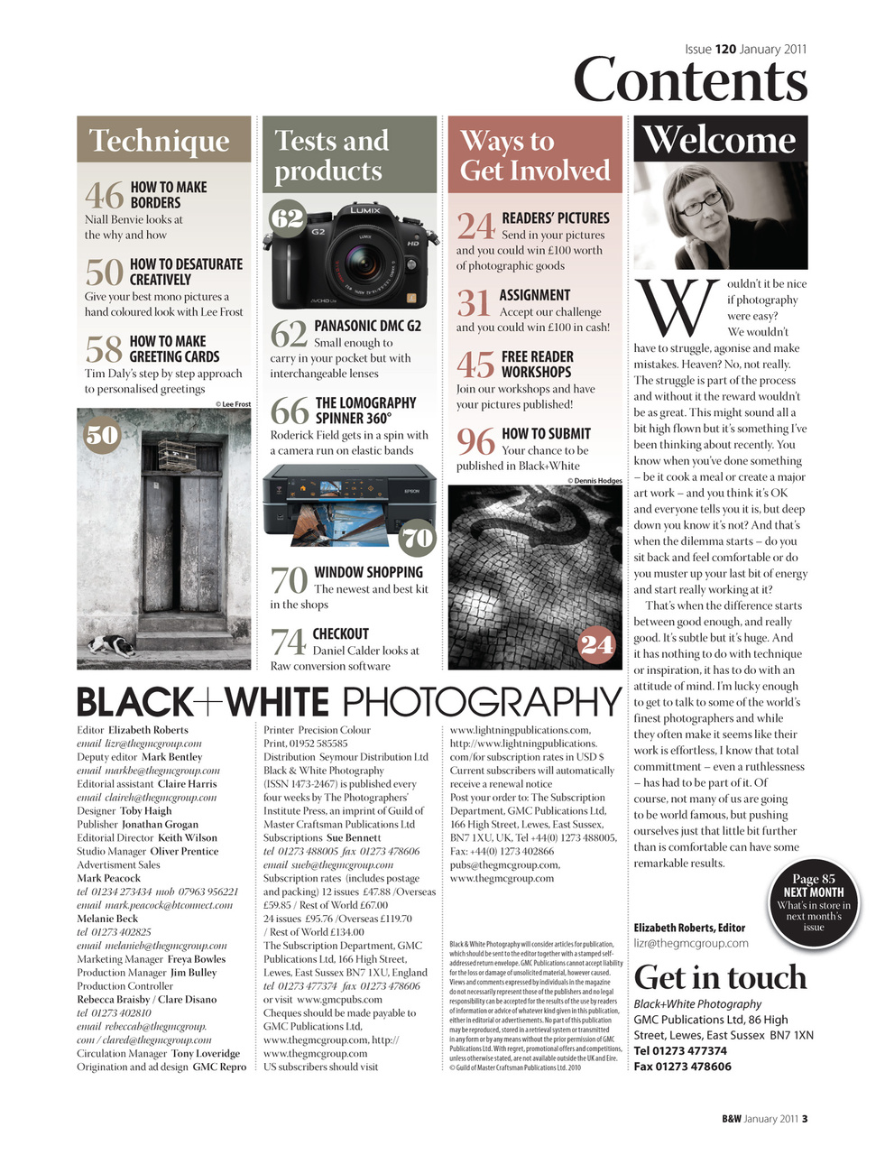 Black+White Photography Preview Pages