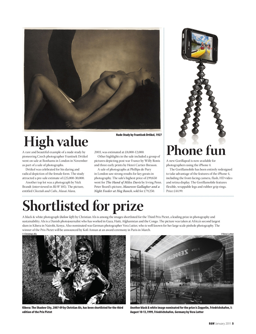 Black+White Photography Preview Pages