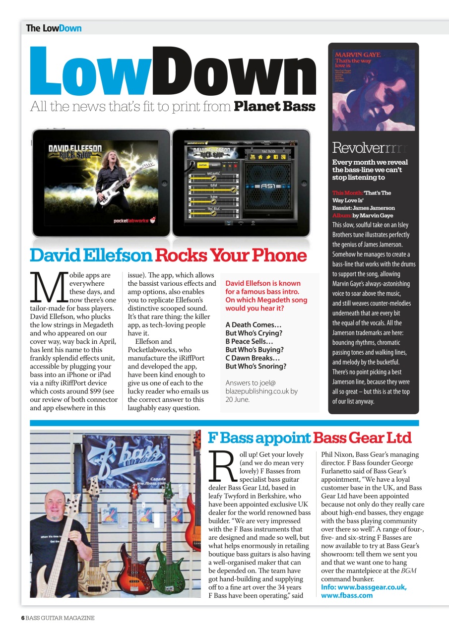 Bass Player UK Preview Pages