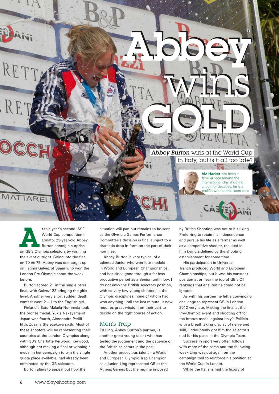 Clay Shooting Preview Pages