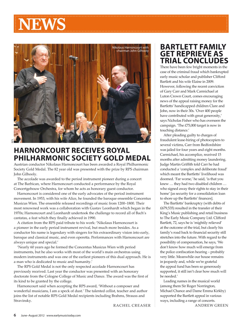 Early Music Today Preview Pages