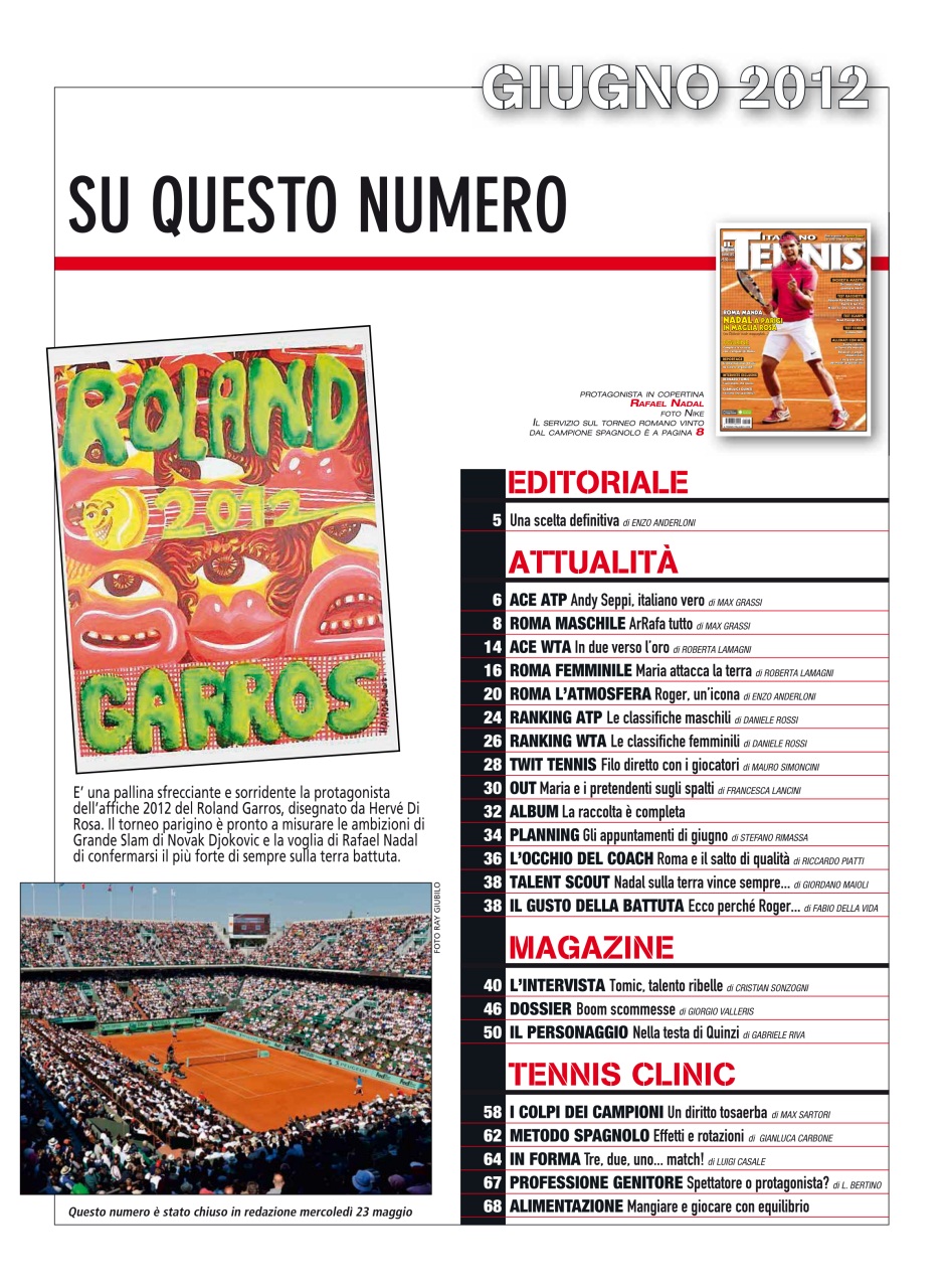 Il Tennis Italiano Preview Pages