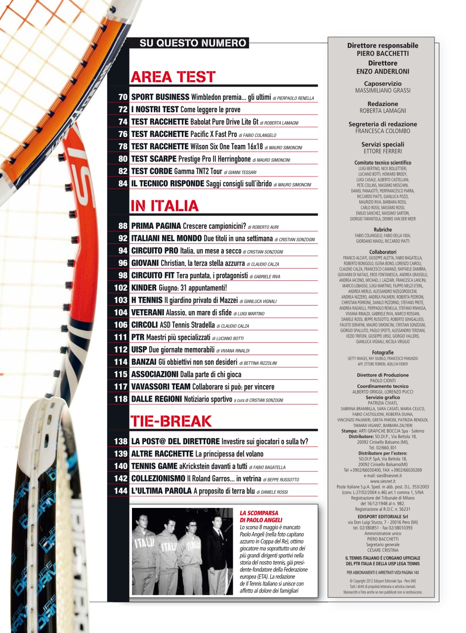 Il Tennis Italiano Preview Pages