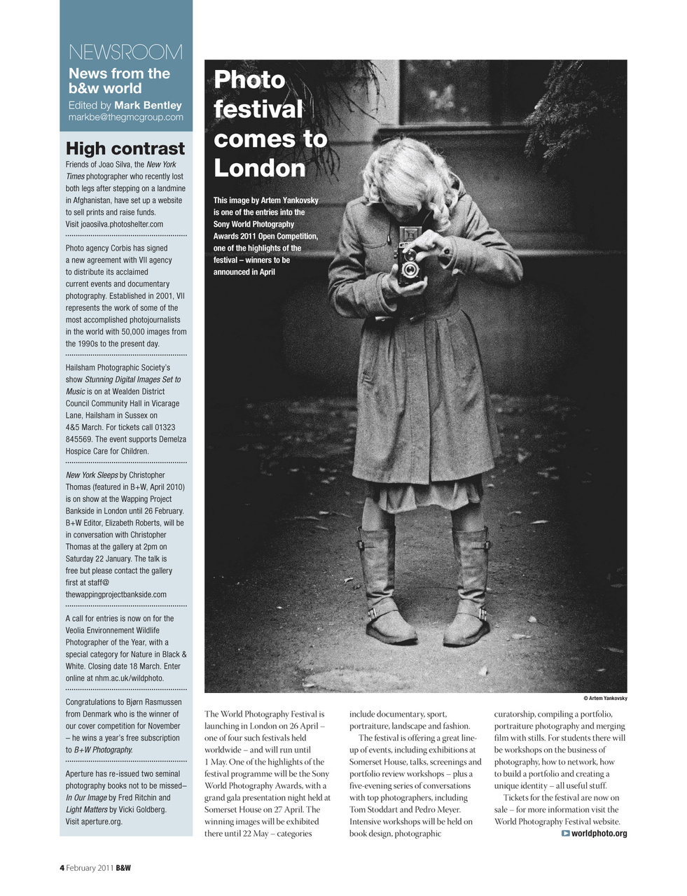 Black+White Photography Preview Pages